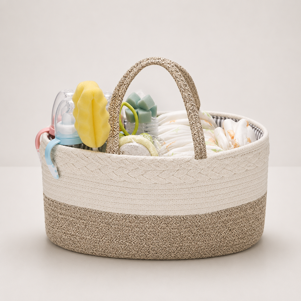 Cotton Woven Diaper Bag