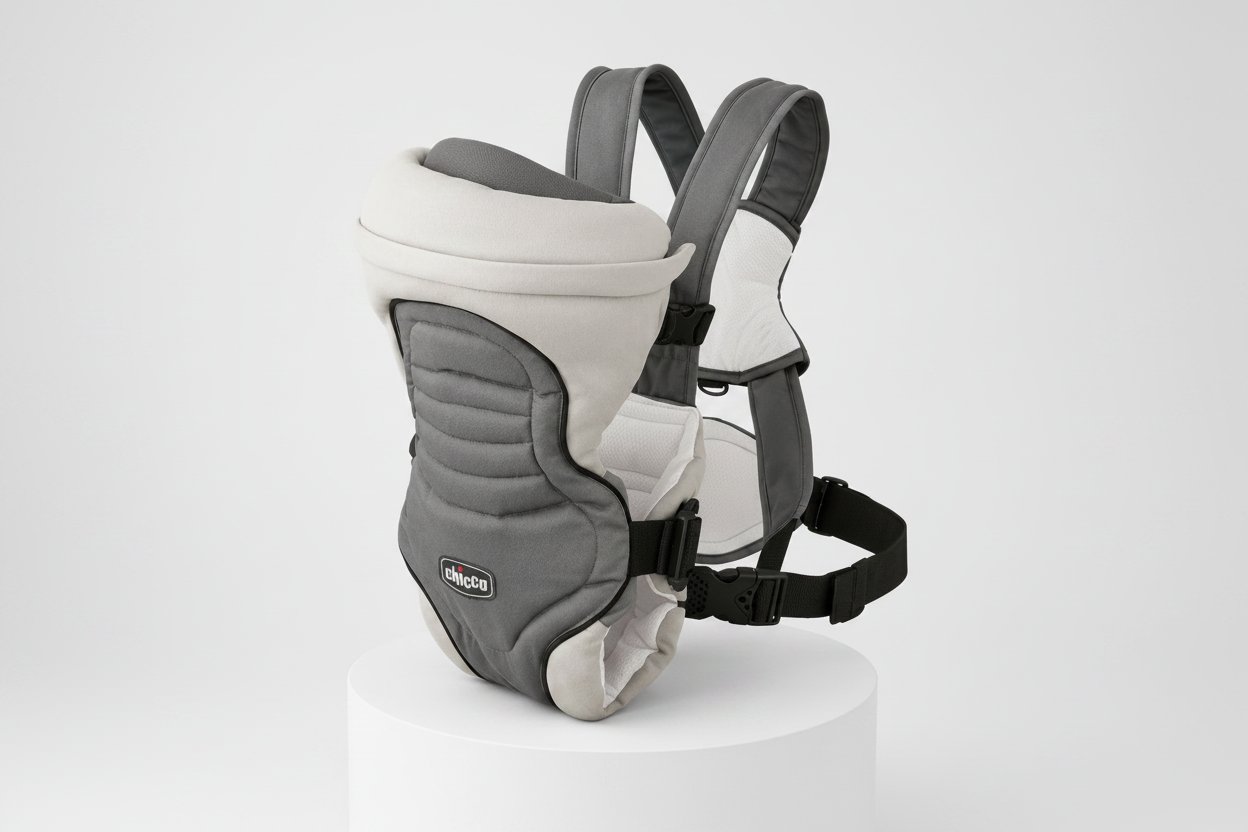 Newborn baby carrier with baby carrier